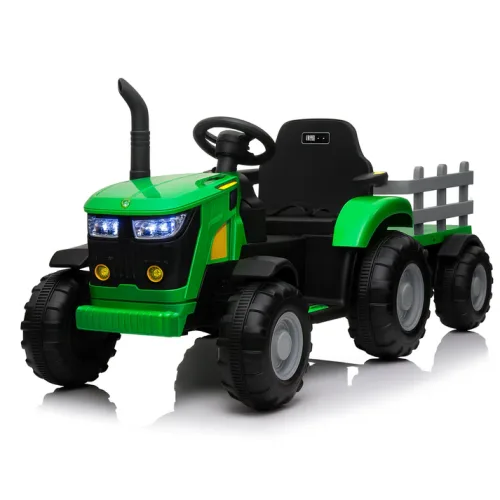 kids electric tractor and trailer