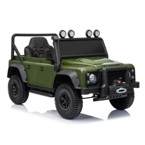 Land Rover Defender electric ride-on in green